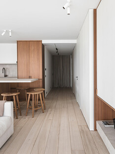 骨骼线胡桃木复古中式风格柜子门