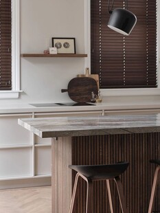 骨骼线胡桃木复古中式风格柜子门