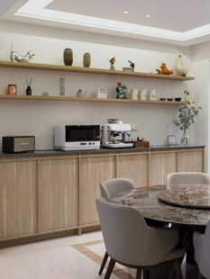 骨骼线胡桃木复古中式风格柜子门