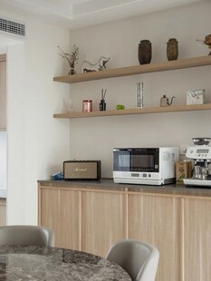 骨骼线胡桃木复古中式风格柜子门