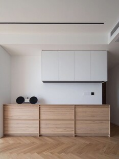 骨骼线胡桃木复古中式风格柜子门