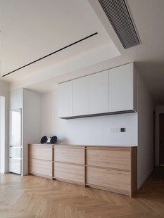 骨骼线胡桃木复古中式风格柜子门