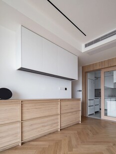 骨骼线胡桃木复古中式风格柜子门