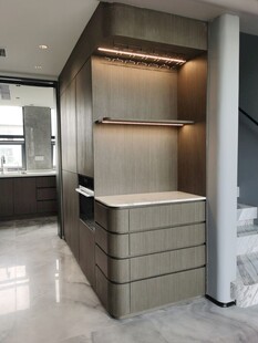 全屋定制弧形转角柜子柜体装修