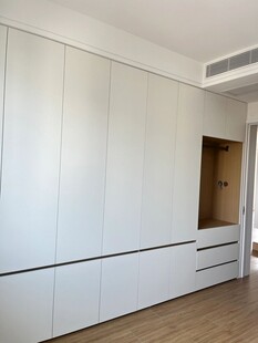 一门到顶分段衣柜高级感全屋定制