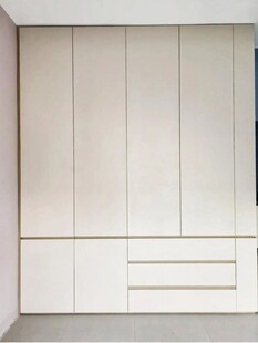 一门到顶分段衣柜高级感全屋定制