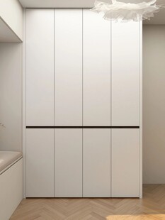 一门到顶分段衣柜高级感全屋定制