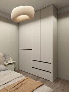 一门到顶分段衣柜高级感全屋定制