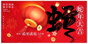 蛇年海报