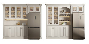 酒柜厨房餐边柜展示柜开放格家装