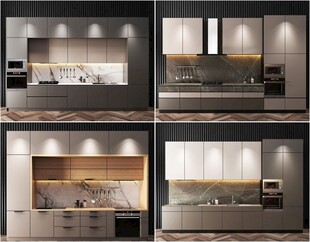 酒柜厨房餐边柜展示柜开放格家装