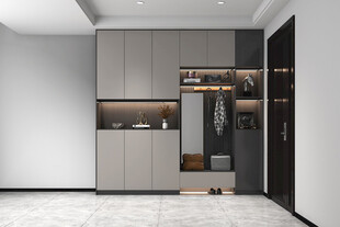 入户大门鞋柜衣柜家玄关装修定制