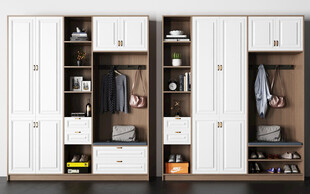 入户大门鞋柜衣柜家玄关装修定制