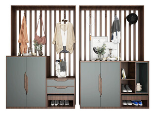 入户大门鞋柜衣柜家玄关装修定制