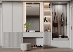 入户大门鞋柜衣柜家玄关装修定制