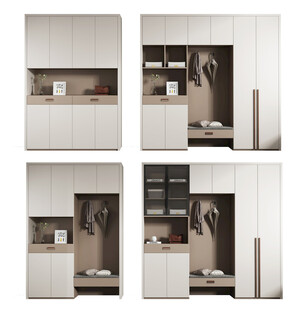 入户大门鞋柜衣柜家玄关装修定制