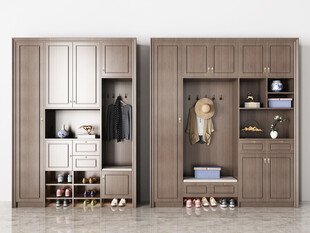 入户大门鞋柜衣柜家玄关装修定制