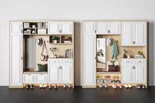 入户大门鞋柜衣柜家玄关装修定制