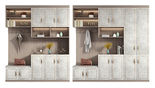 入户大门鞋柜衣柜家玄关装修定制