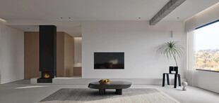 电视机满墙柜客厅装饰现代简约风