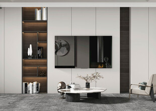 电视机满墙柜客厅装饰现代简约风