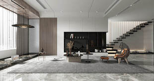 电视机满墙柜客厅装饰现代简约风