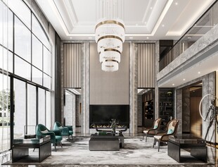 电视机满墙柜客厅装饰现代简约风