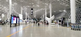 深圳机场一角 
