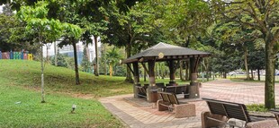  吉隆坡城中城公园一角