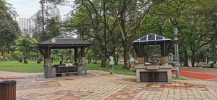  吉隆坡城中城公园一角