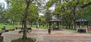  吉隆坡城中城公园一角