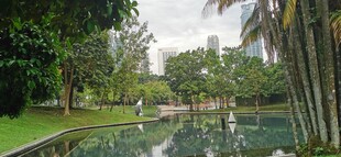  吉隆坡城中城公园一角