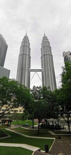 远眺吉隆坡双子塔