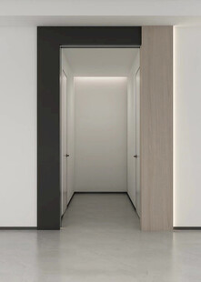 鞋柜玄关入户大门高级感全屋定制