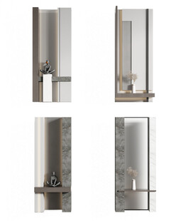 鞋柜玄关入户大门高级感全屋定制