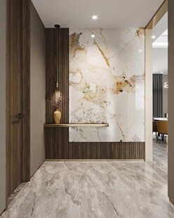 鞋柜玄关入户大门高级感全屋定制