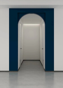 鞋柜玄关入户大门高级感全屋定制