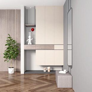 鞋柜玄关入户大门全屋定制家装饰