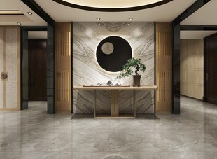 鞋柜玄关入户大门高级感全屋定制