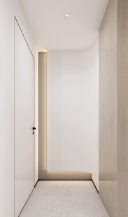 鞋柜玄关入户大门高级感全屋定制