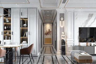 客厅美式简约风格大豪宅装修饰品