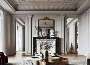 客厅美式简约风格大豪宅装修饰品