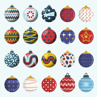 圣诞吊球素材