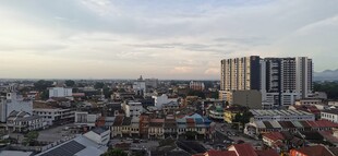 马来西亚怡保清晨天空