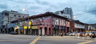 马来西亚怡保街景 