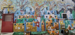 马来西亚怡保街景壁画涂鸦