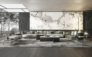 现代简约高级感新中式复古风客厅