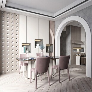 现代简约高级感新中式复古风客厅