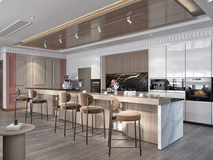 现代简约高级感新中式复古风客厅