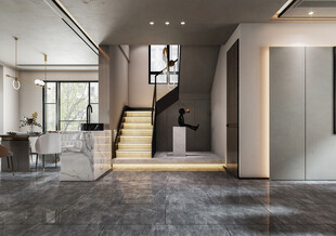 现代简约高级感新中式复古风客厅